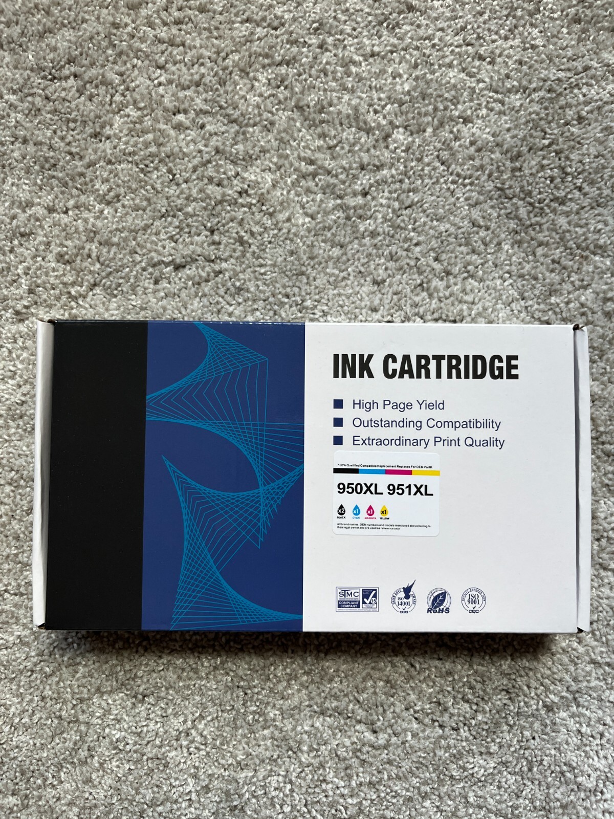 CMYBabee Compatible 950XL and 951XL Ink Cartridges Combo Pack Replacement for HP