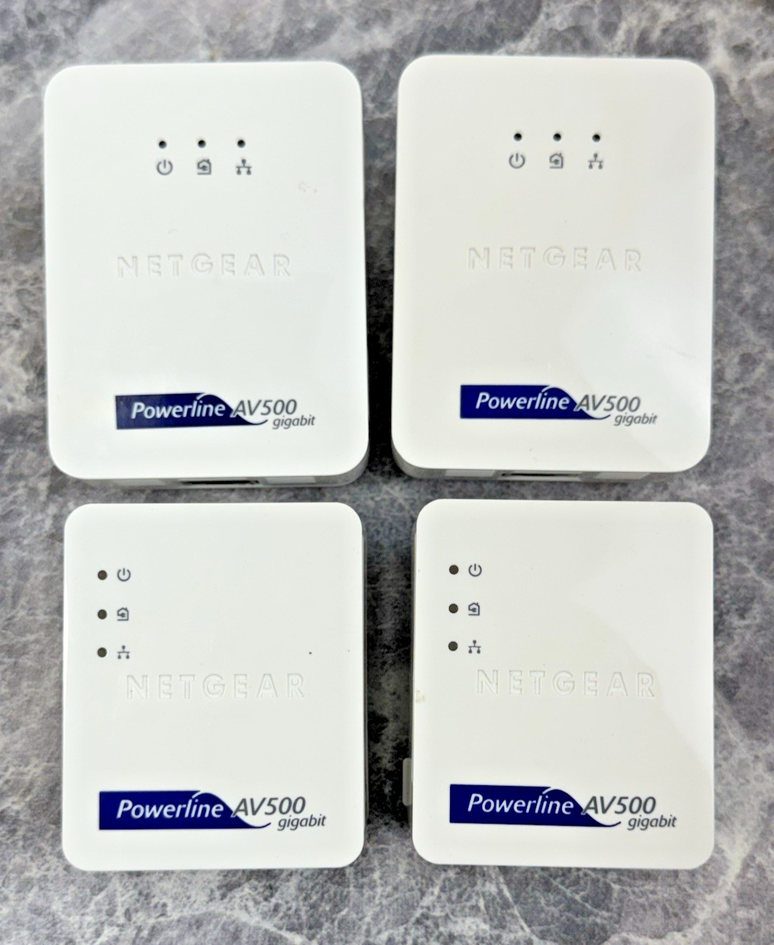 Netgear XAV5101 & XAV5001 Nano Powerline AV500 Ethernet Network Adapter LOT OF 4