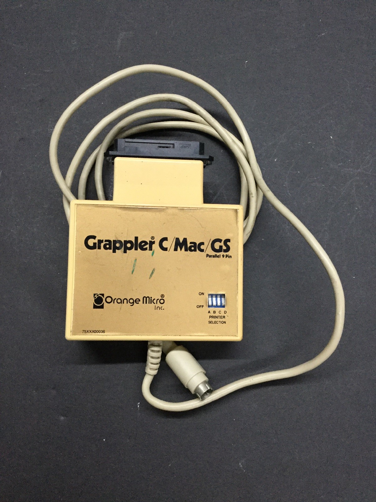 Grappler C/Mac/GS (Orange Micro Inc.) Vintage Printer Interface Parallel 9 Pin