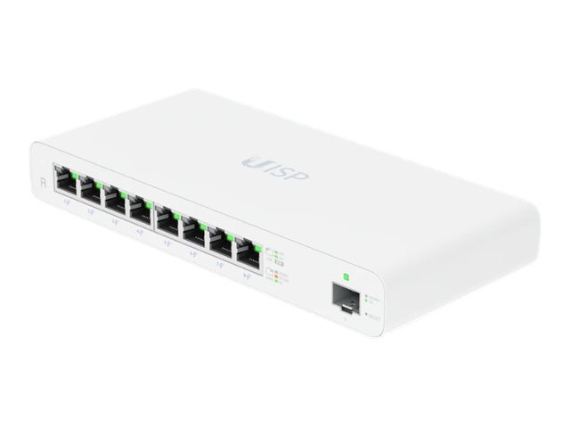 Ubiquiti UISP UISP-r Router Router WLAN Fiberglass (Fiber Optic) 1Gbps 8-Port NAT