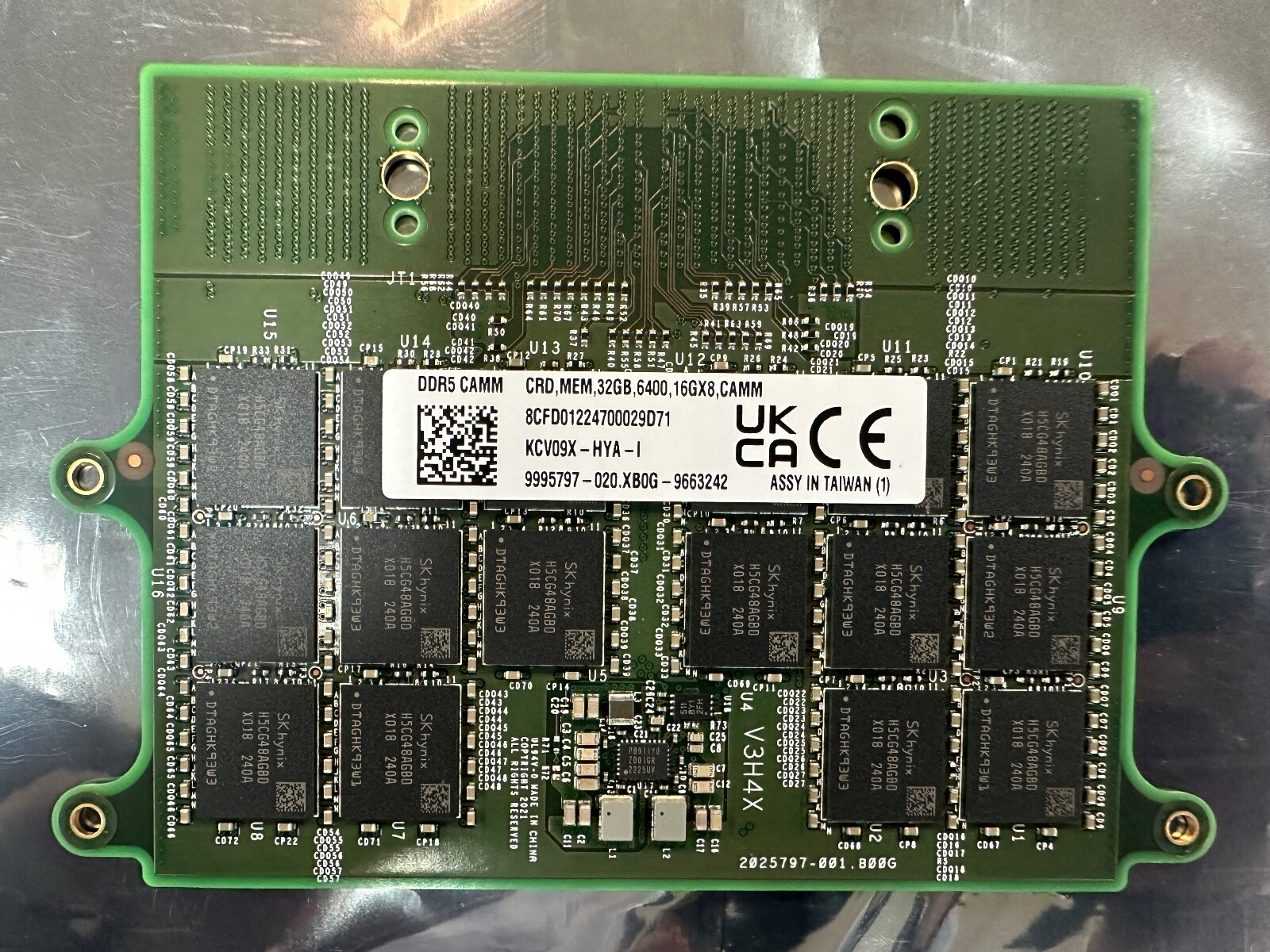 KCV09X-HYA Dell 32GB DDR5 6400Mhz CAMM Module for Dell Precision