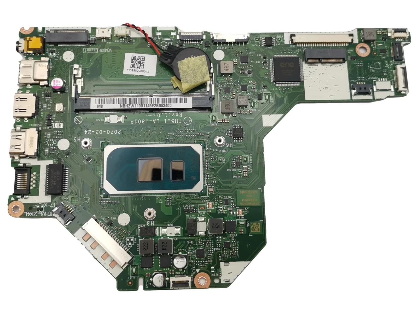 Acer A317-52 Motherboard Main Board Intel i3-1005G1 4GB NB.HZW11.001