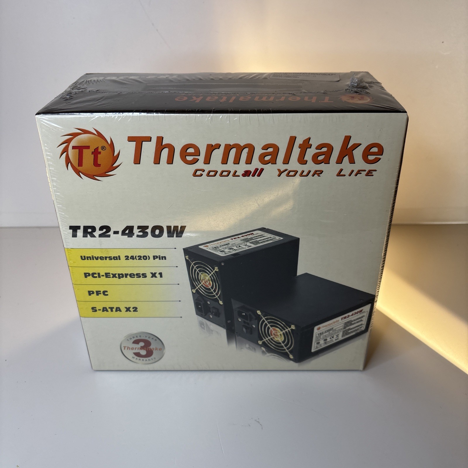 2005 THERMALTAKE TR2-430W COMPUTER POWER SUPPLY, NEW IN BOX