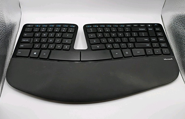 Microsoft Sculpt Ergonomic Split Wireless Keyboard BlackQWERTY W Dongle Works