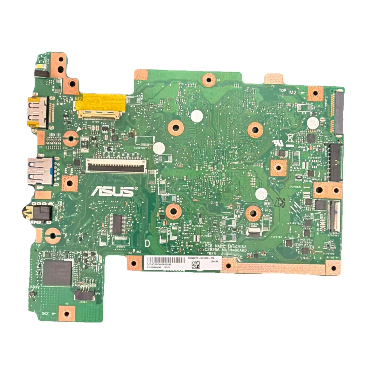 OEM ASUS C202SA MOTHERBOARD INTEL N3060 8GB RAM 16GB  eMMC - 60NX00Y0-MB1600-208