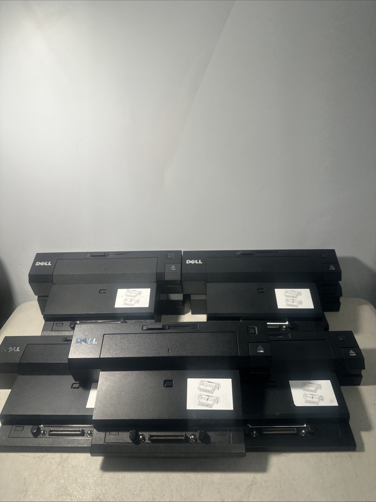 Lot Of 7 Dell PR02X Docking Station E-Port Plus II USB 3.0 PRO2X Dock Station