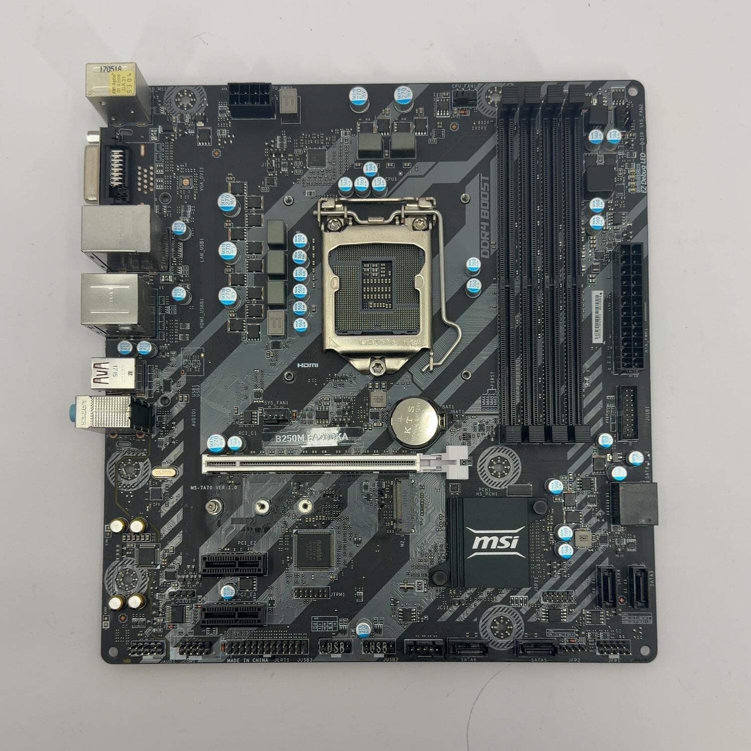 MSi B250M BAZOOKA LGA 1151 microATX Intel DDR4 Motherboard