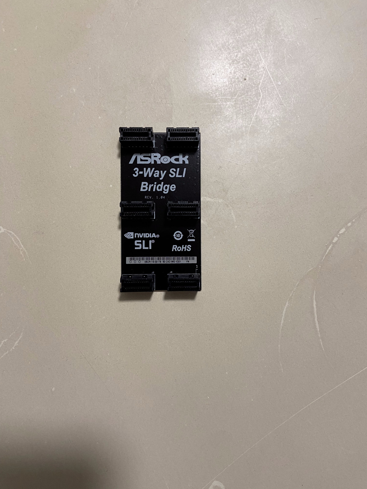 ASRock 3-Way Multi GPU SLi Bridge Rigid Connector Adapter 2S1S