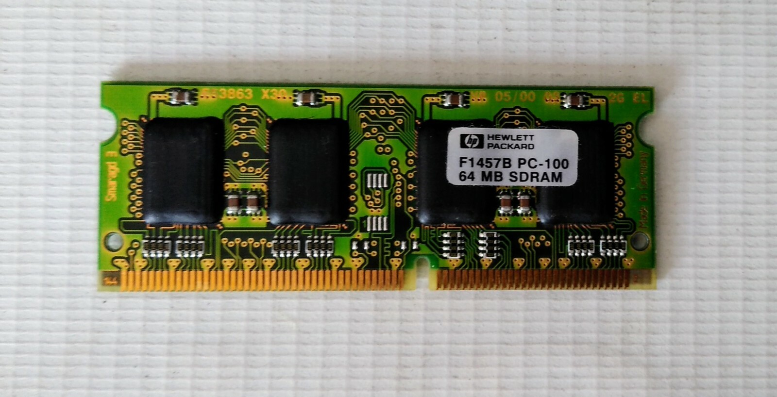Genuine HP F1457B PC-100 64MB SDRAM RAM