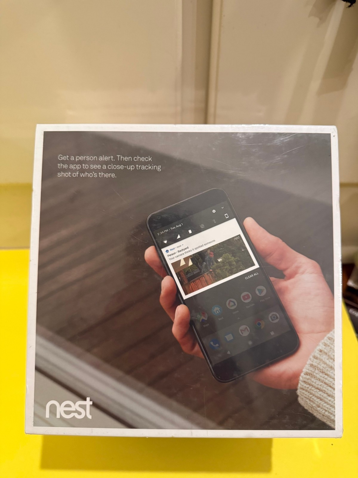 NEST Cam IQ Outdoor Smart Security Camera Model NC4100US - Sealed NEW