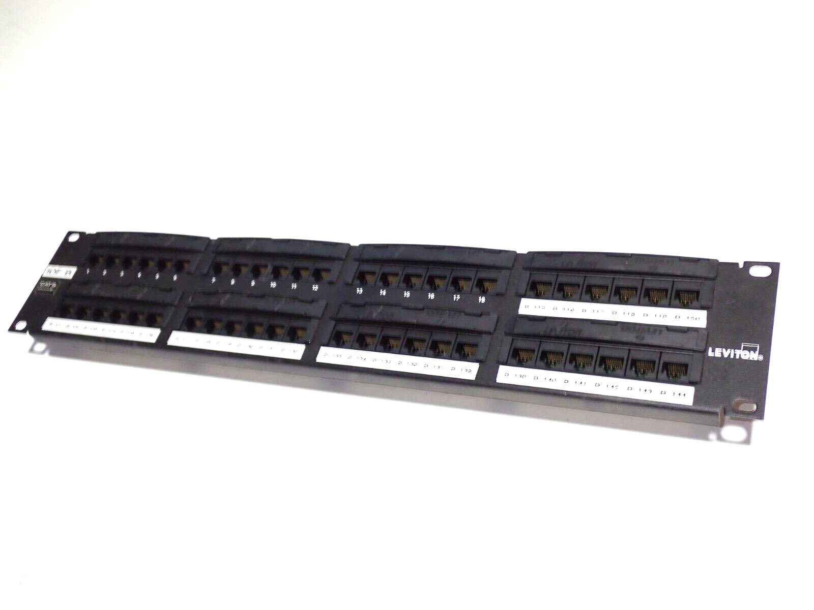 LEVITON CAT 6 EXREME 6+ PATCH PANEL USED