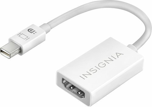 Insignia Mini DisplayPort-to-HDMI Adapter for monitor extension for macbook pc