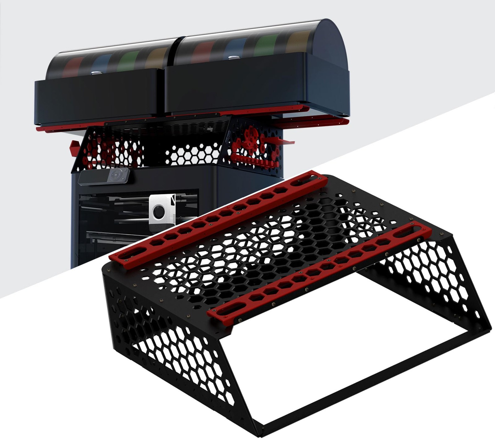 BIQU Panda Perch AMS Stand Riser for Bambu-Lab P1S P1P X1C X1E 3D Printers
