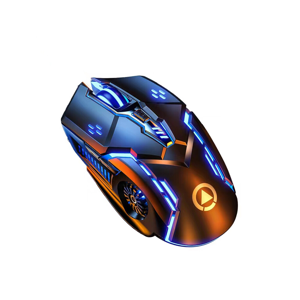 US 1 Pcs Wireless Mouse Gaming Rechargeable Cordless 7 Color LED Backlit PC