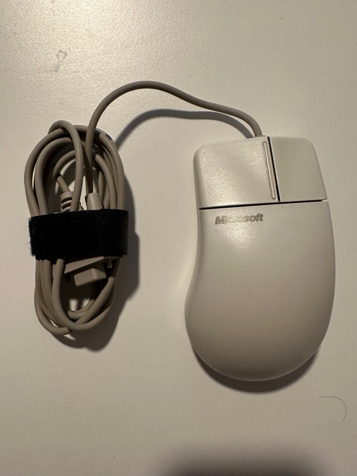 Microsoft Comfort 2.0A Serial 2 Button Mechnical Roller  Ball Mouse Part 58268