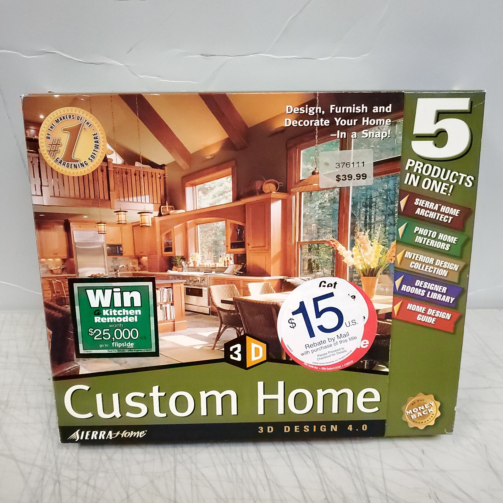 Custom Home 3D 4.0 PC design & remodeling house architect program