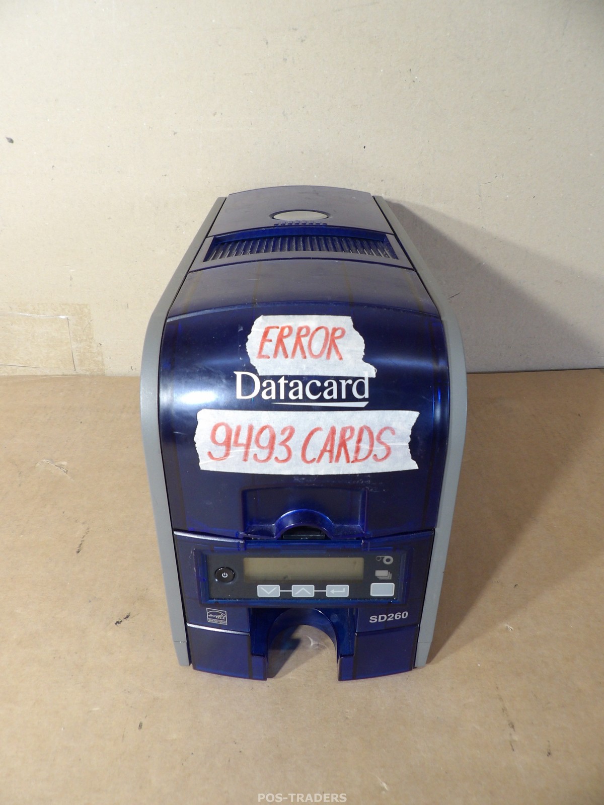 Datacard SD260 Color ID Card Printer PX10 LAN - 9493 CARDS - ERROR / EXCL RIBBON