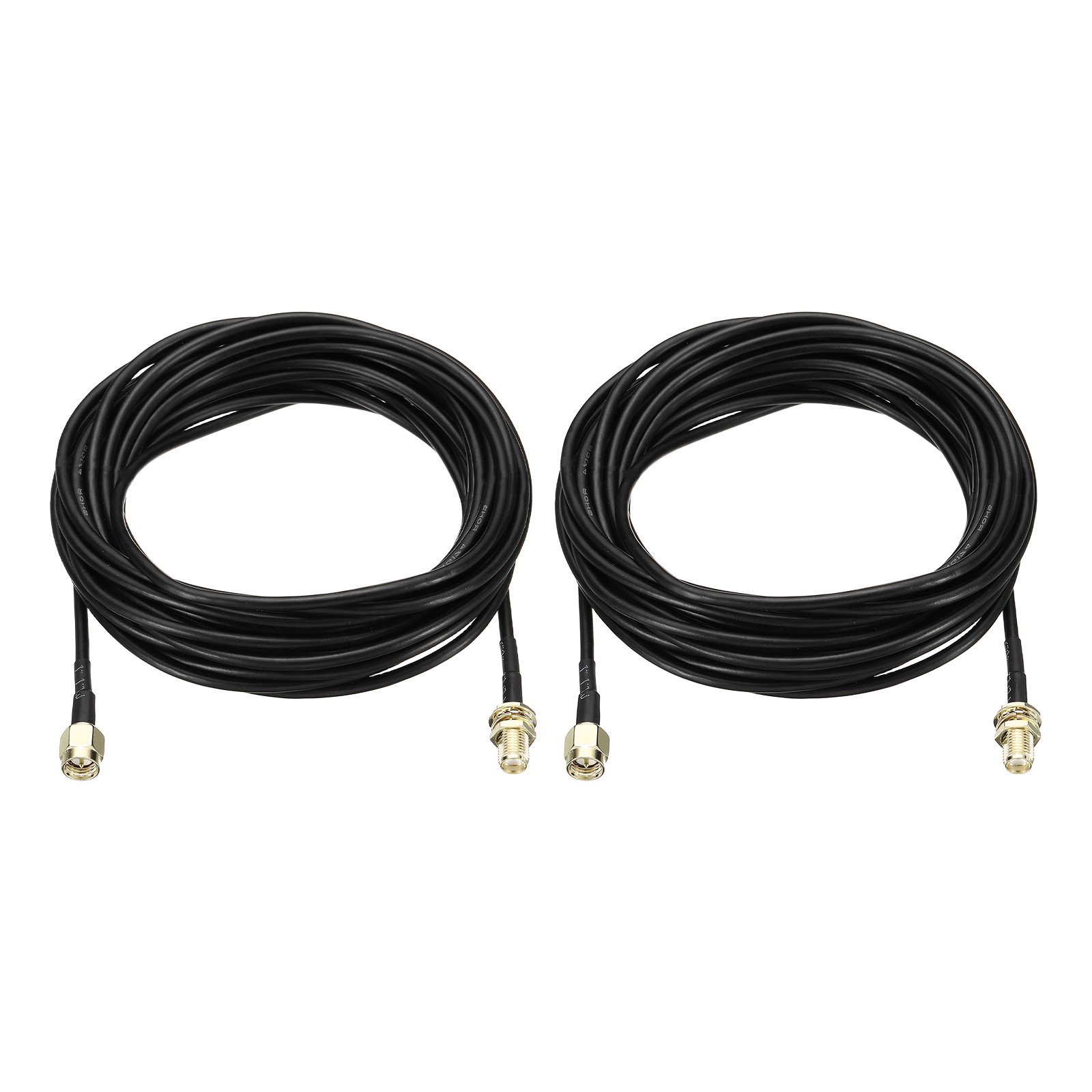 Antenna Extension Cables 2Pcs 16.4FT RP-SMA Female to RP-SMA Male