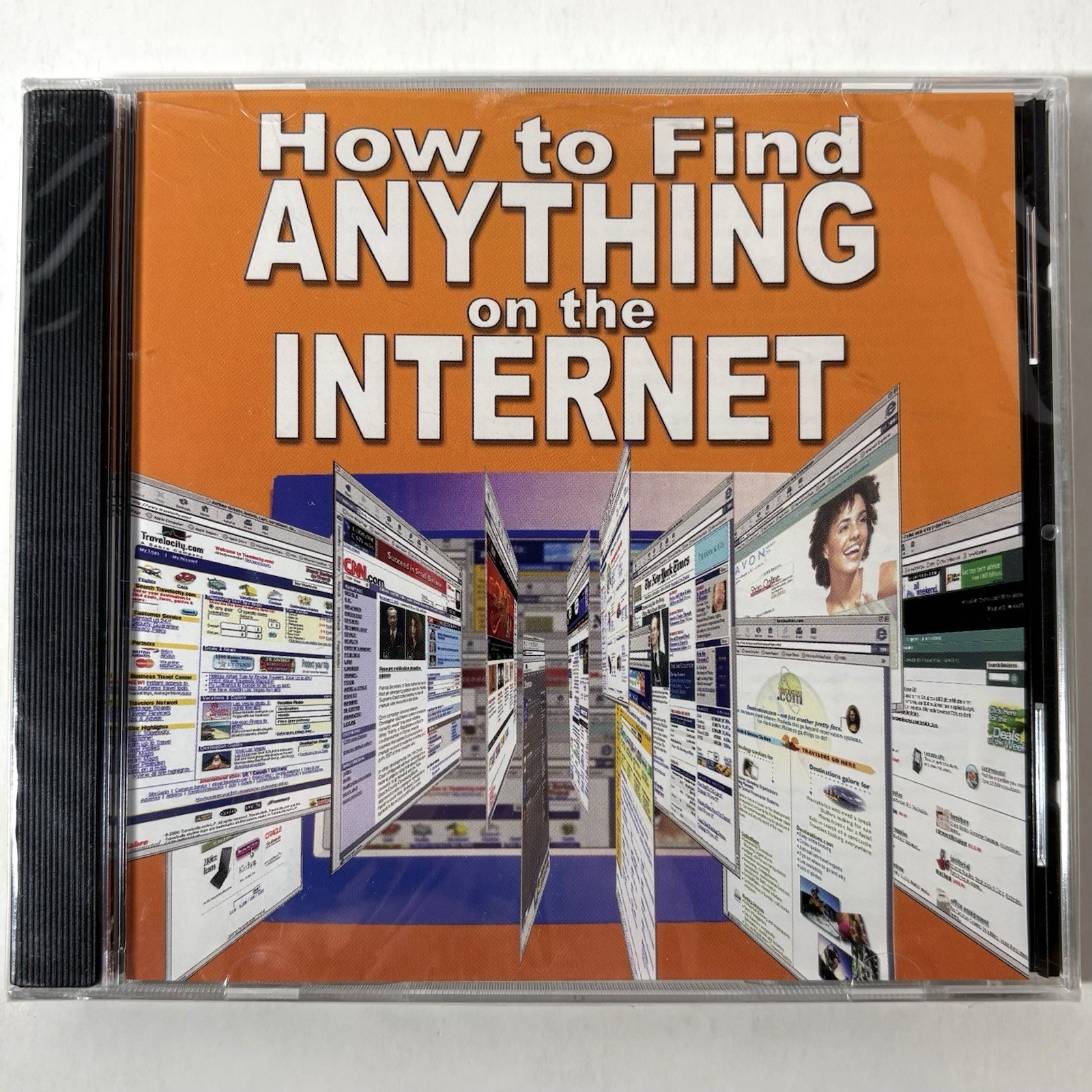 How To Find Anything On The Internet CD-Rom Vintage Pondview Educational Sealed