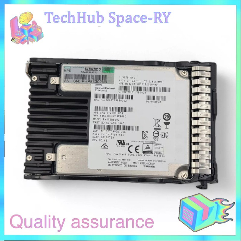 NEW HPE 1.92TB SAS 12G 2.5" GEN9 GEN10 Server SSD Replace 875326-B21 875684-001
