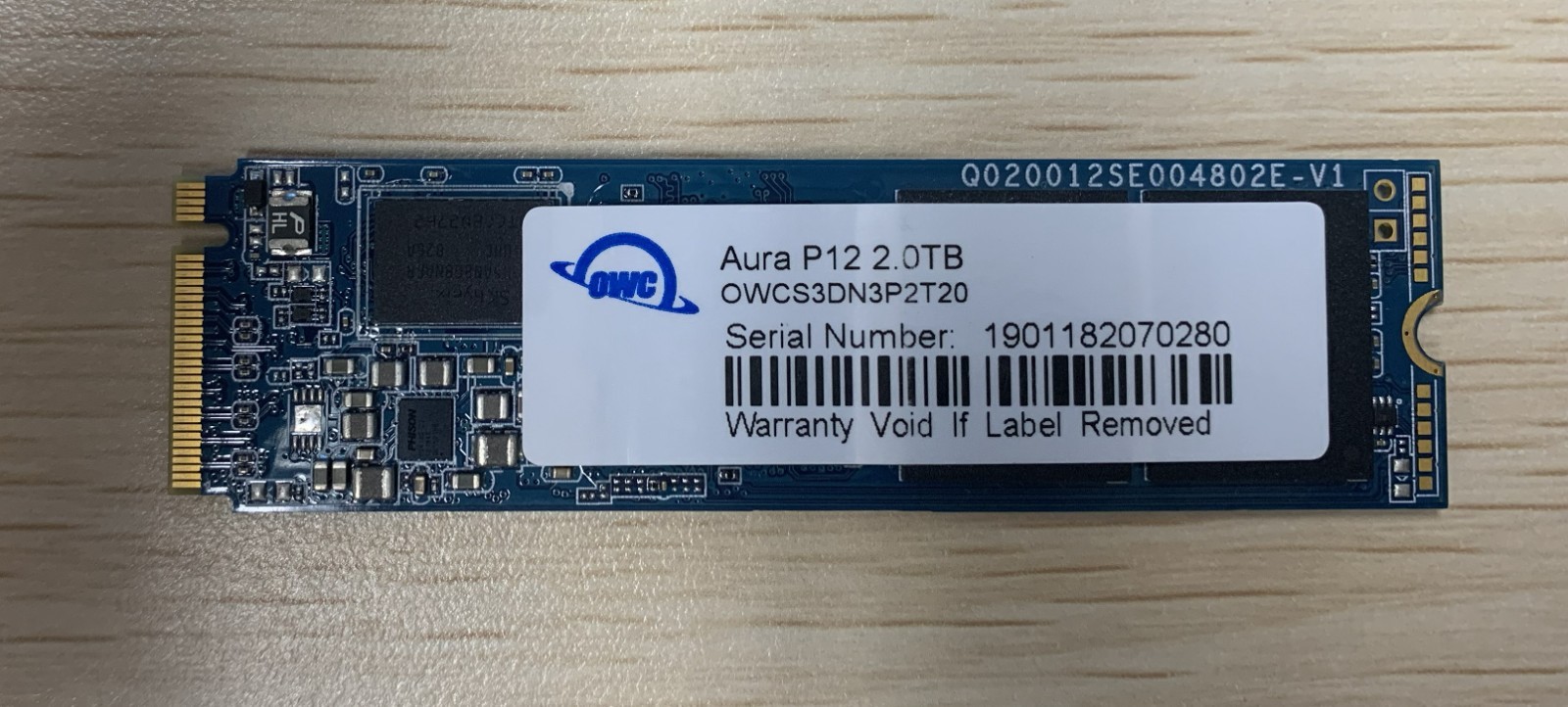 OWC Aura P12 2TB SSD OWCS3DN3P2T20