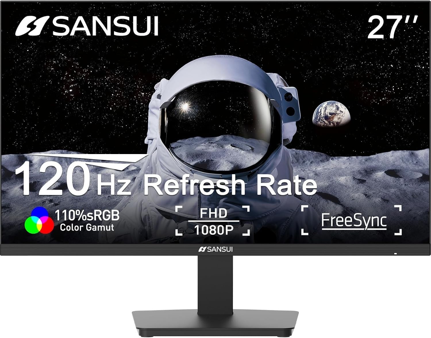 (2) SANSUI 27 Inch Monitors (Brand New In Box)