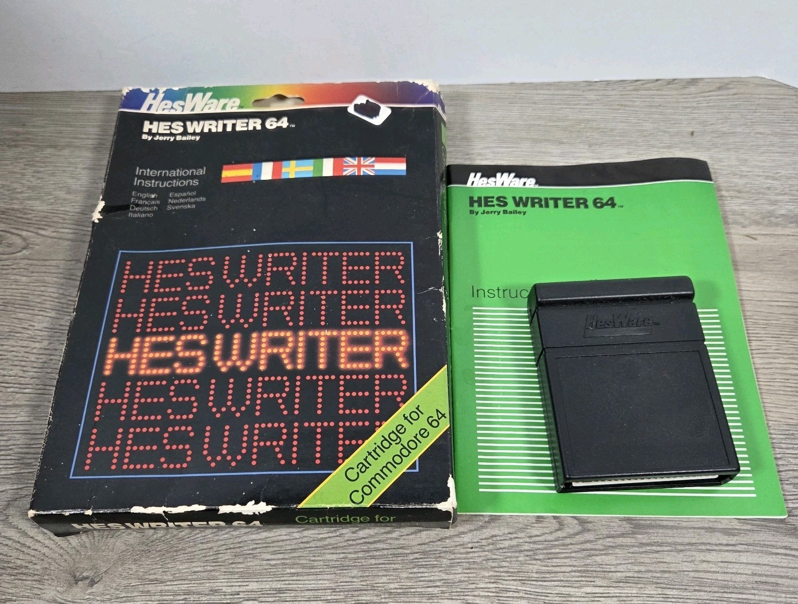 HES Writer 64 by HESWare for Commodore 64 Cartridge