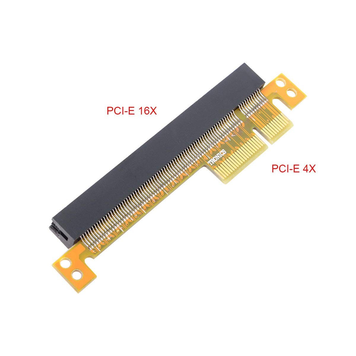 CY PCI-E Express 4X to 16x Riser Card Extender PCIe X4 X16 Adapter