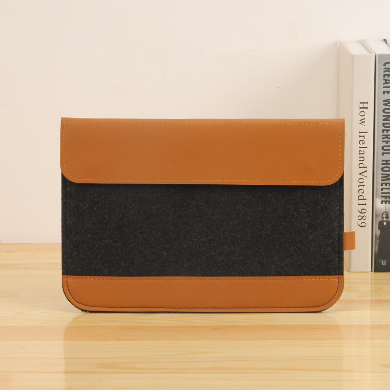 Tablet Protective Cover Leather Felt Laptop Sleeve Case Pouch for Pad 31*21cm