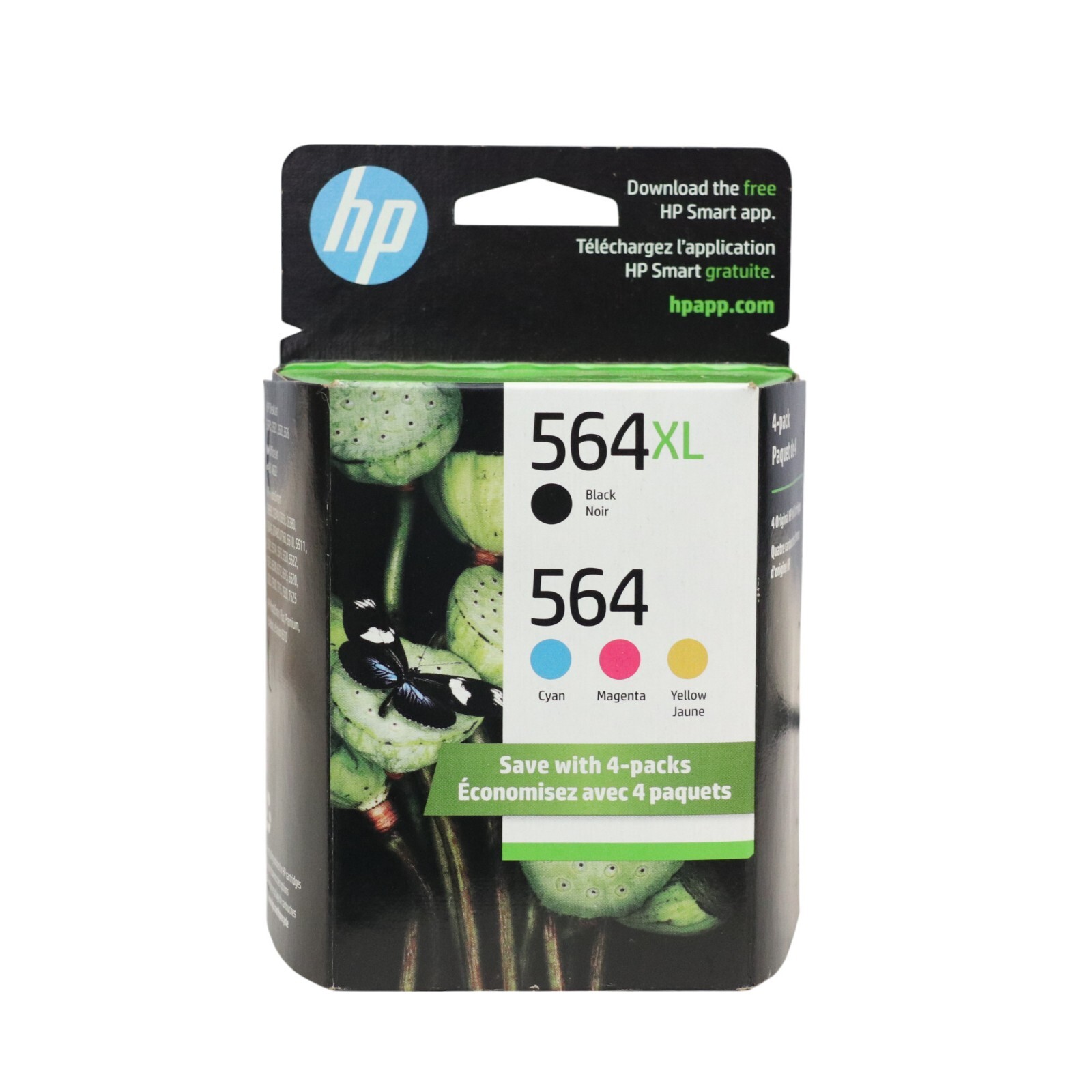 New GENUINE HP 564XL Black & 564 Tri-Color Orginal Ink Cartridge Combo EXP 2024