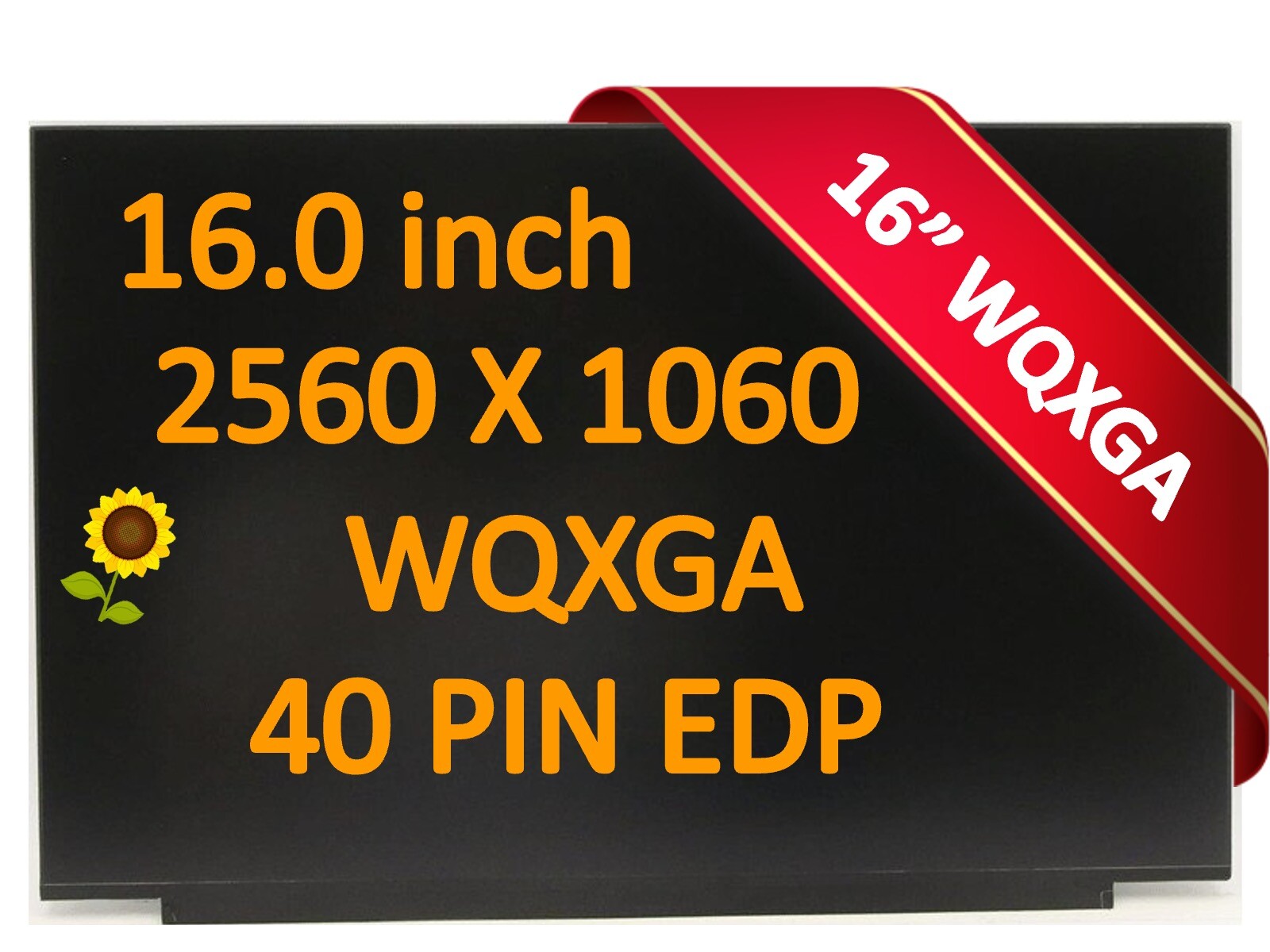B160QAN02.0 16" LCD Non Touch Screen Display Panel 2560x1600 40 Pin 165Hz 0YF3DG
