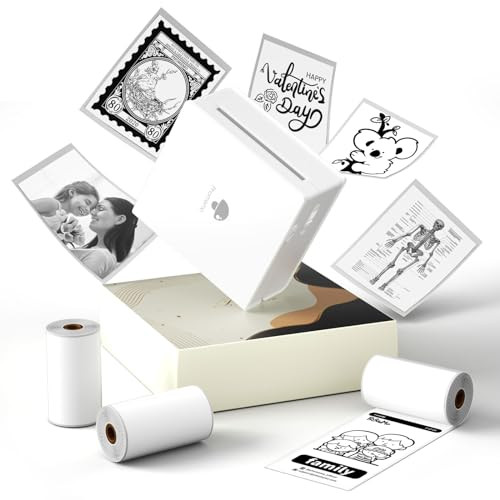 Phomemo M02 Mini Printer Thermal Printer Smartphone Compatible Mini Plan