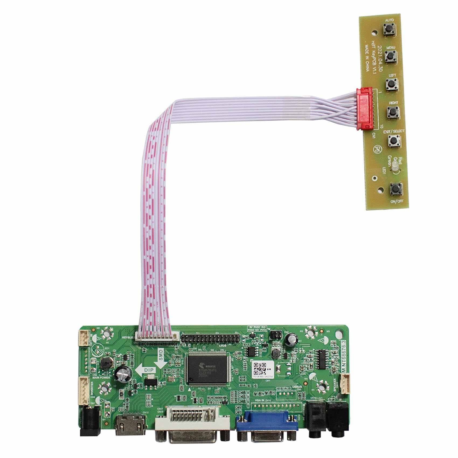 HD-MI DVI VGA Audio LCD Controller Board Fit for 17 inch 4:3 1280X960 DV170YG...