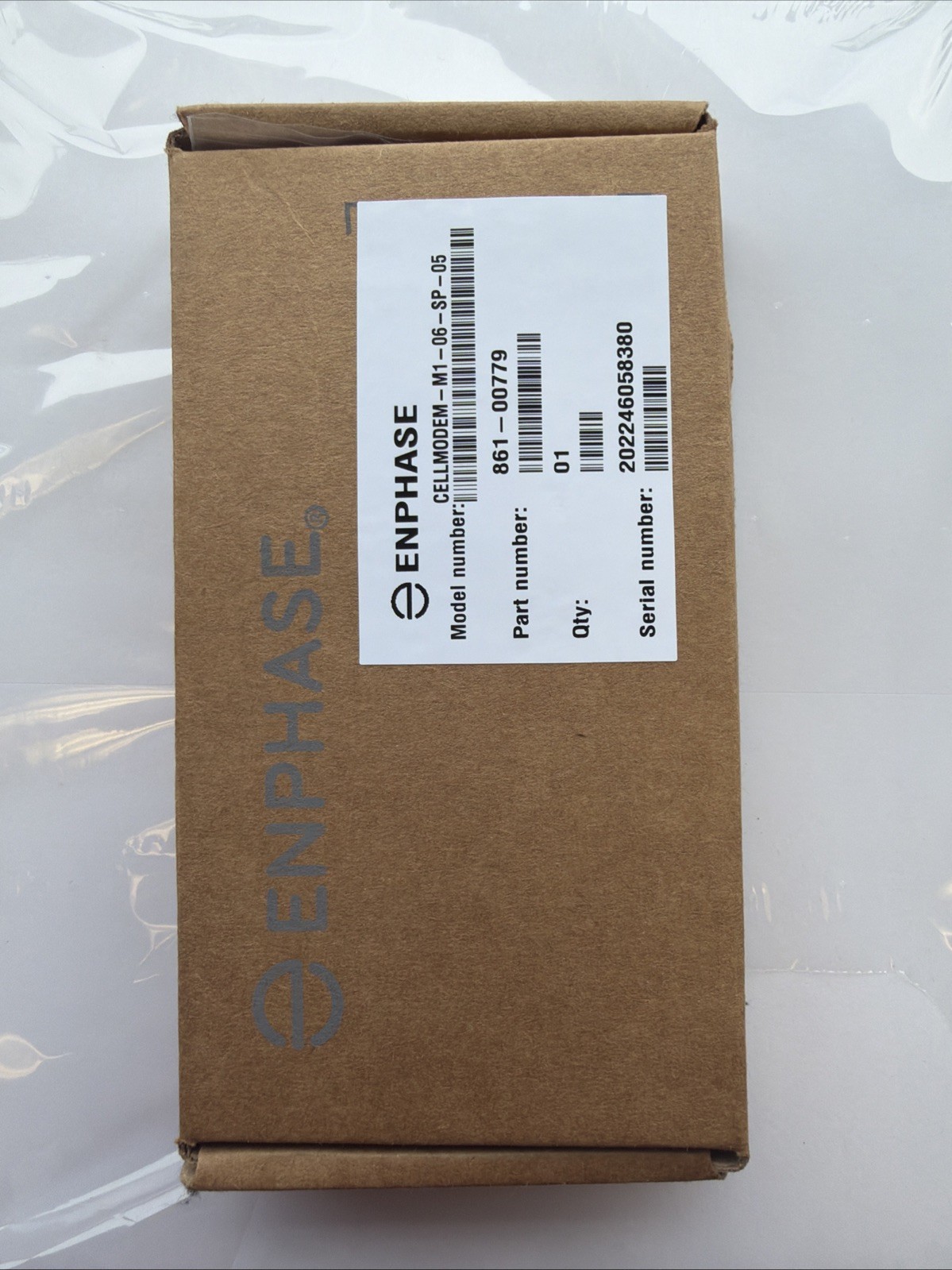 Enphase CELLMODEM-M1-06-SP-05 Mobile Connect Cellular Modem: Part#, 861-00779