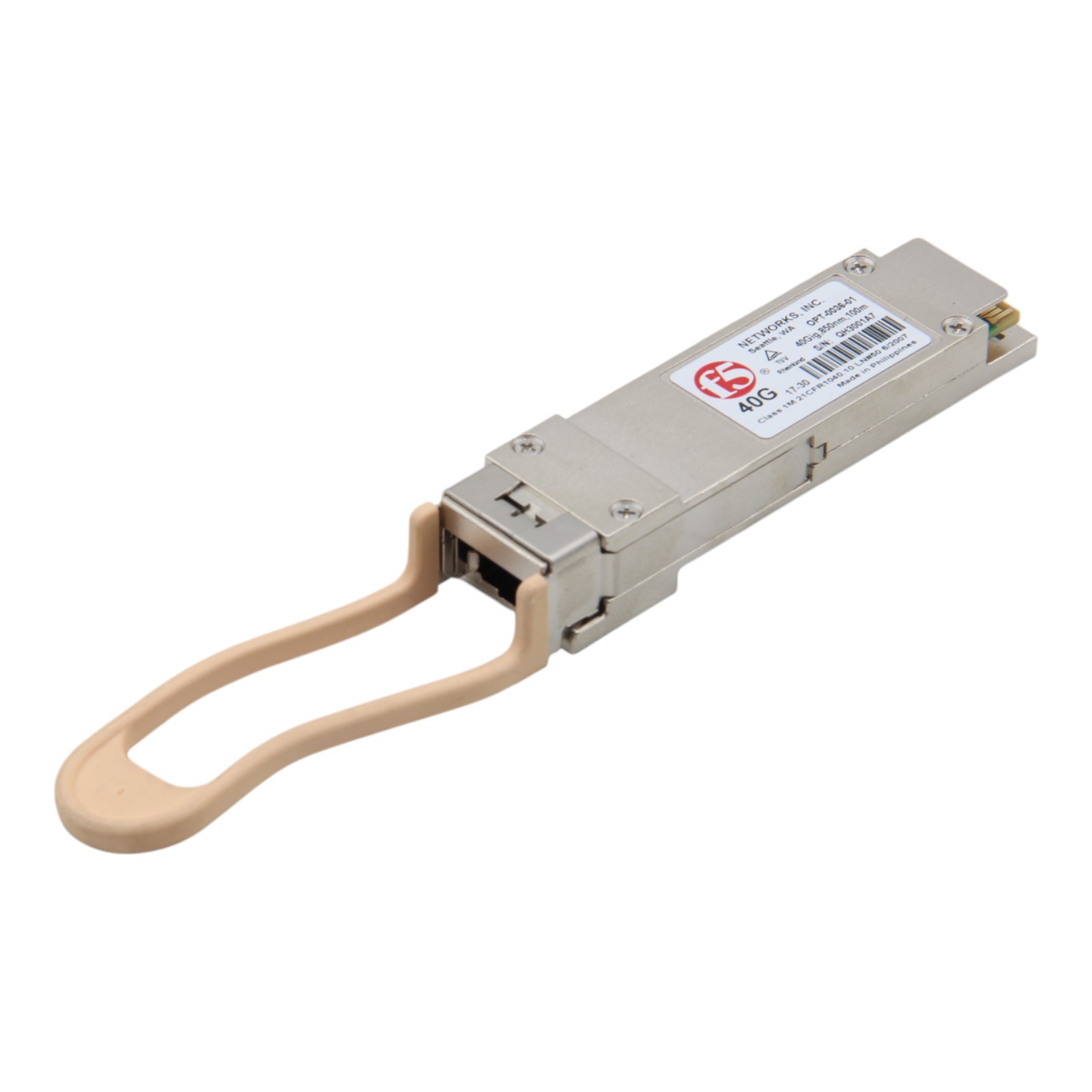 F5 Networks OPT-0036-01 GBIC F5-UPG-QSFP+ 40GBASE-SR4 100m Transceiver Module