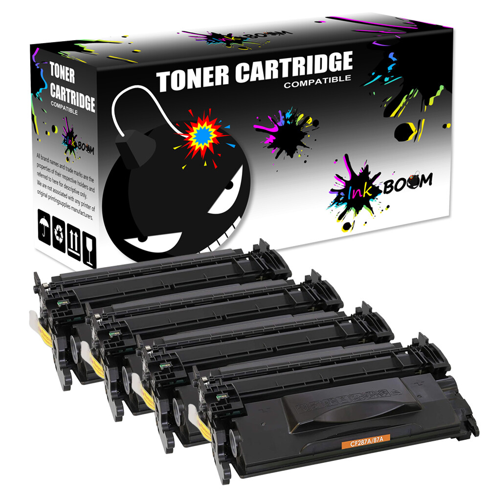 4BK Toner replace for HP CF287A 87A LaserJet Enterprise M506x MFP M527f M527dn