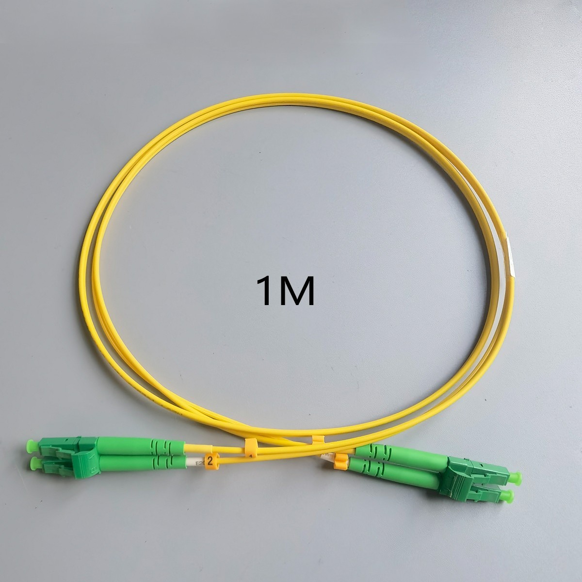 1/3/5pcs Fiber Patch Cord LC/APC-LC/APC 2-Core 2.0mm G657A1 LSZH 1/2/3/5/10M