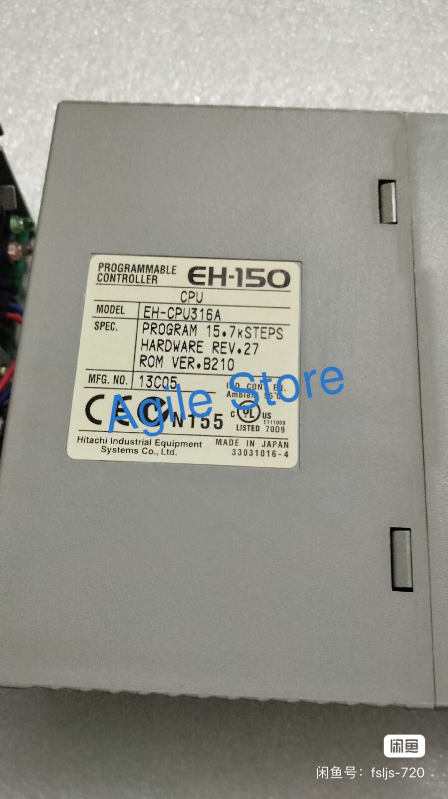 1PC USED EH-CPU316A PLC programming module Fast shipping#DHL or FedEx