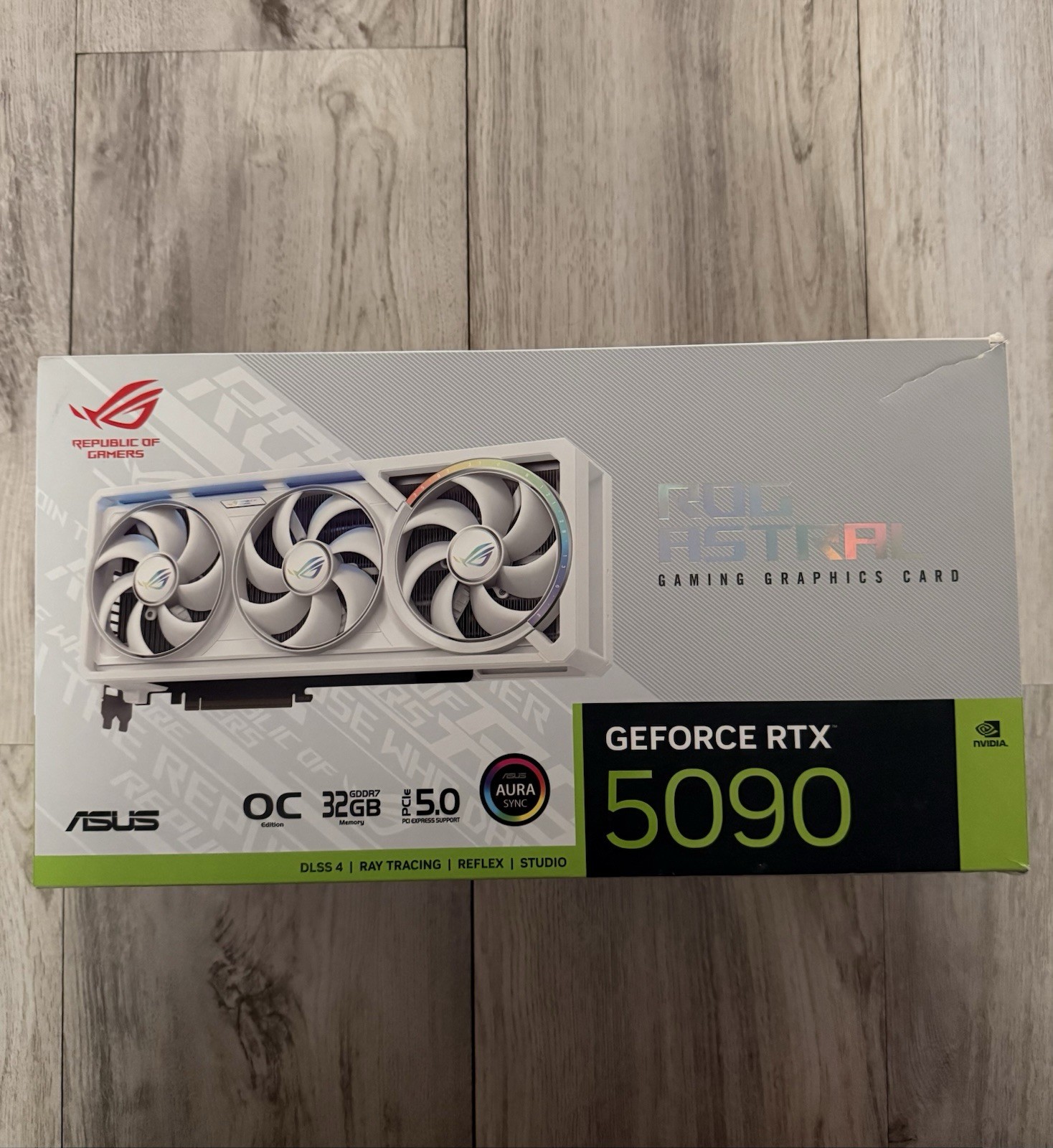 Asus Nvidia GeForce RTX 5090 ROG Astral White OC  32GB Graphics Card