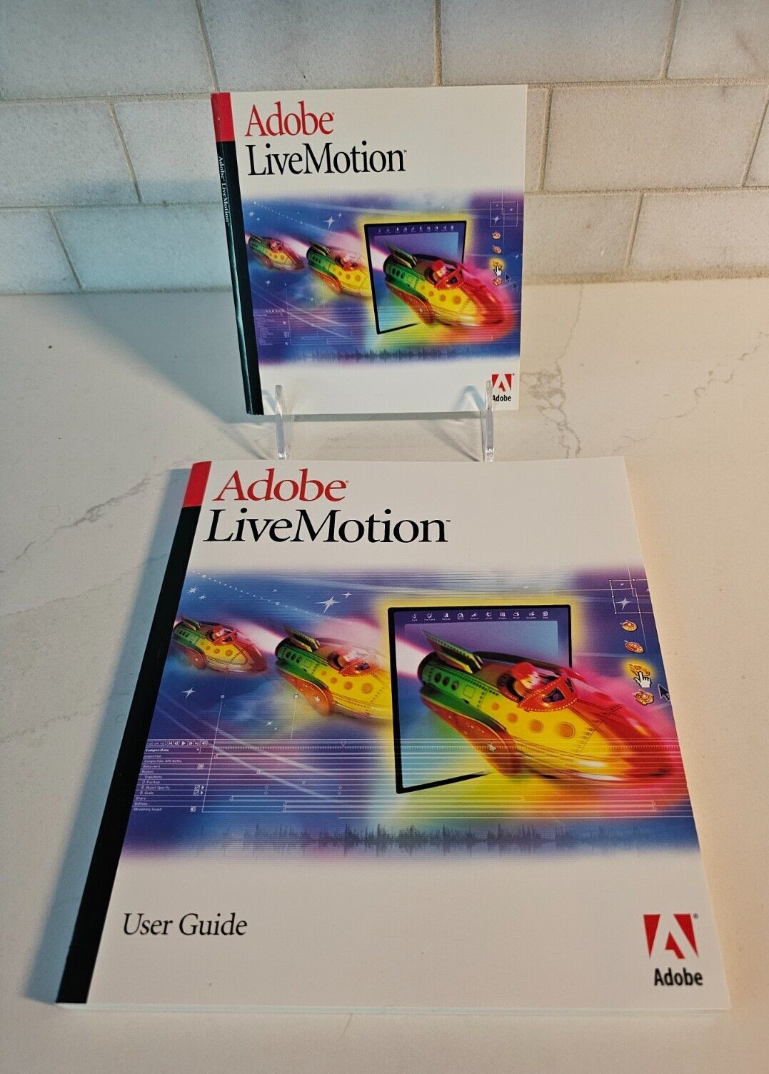 Adobe Live Motion Software 2000 for Windows & Macintosh w/ Serial Number & Book