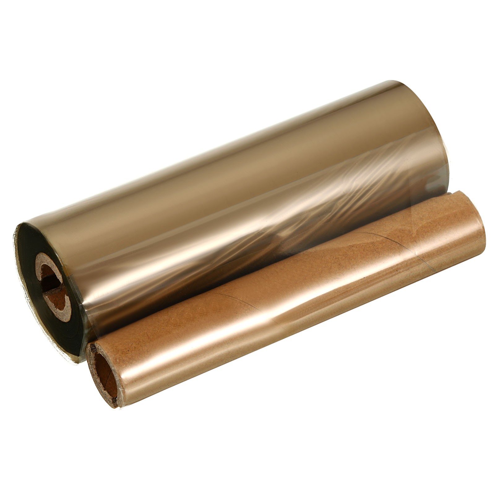4.33"x295' Wax Thermal Transfer Ribbon 1/2" Core Ribbon with Core Gold