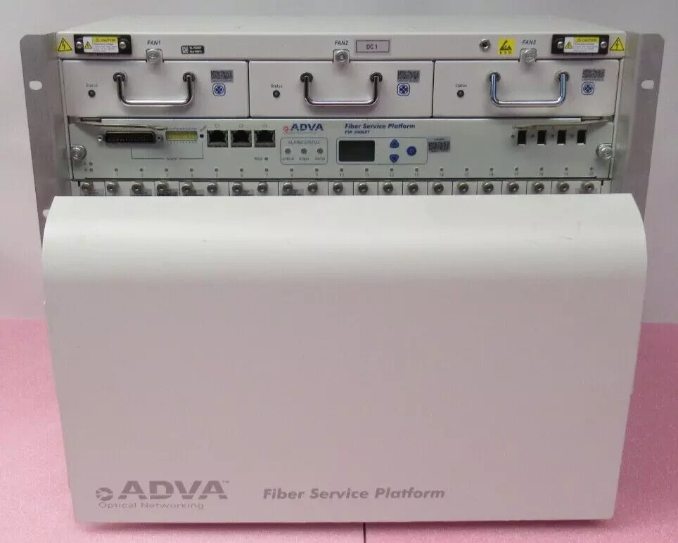 ADVA Optical Networking FSP Fiber Service Platform 3000R7 2x PSU NCU-II + SCU-II