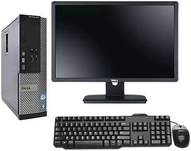 Dell Widescreen 22 in Monitor -i5-3470 4GB RAM 128GB SSD W10 Pro