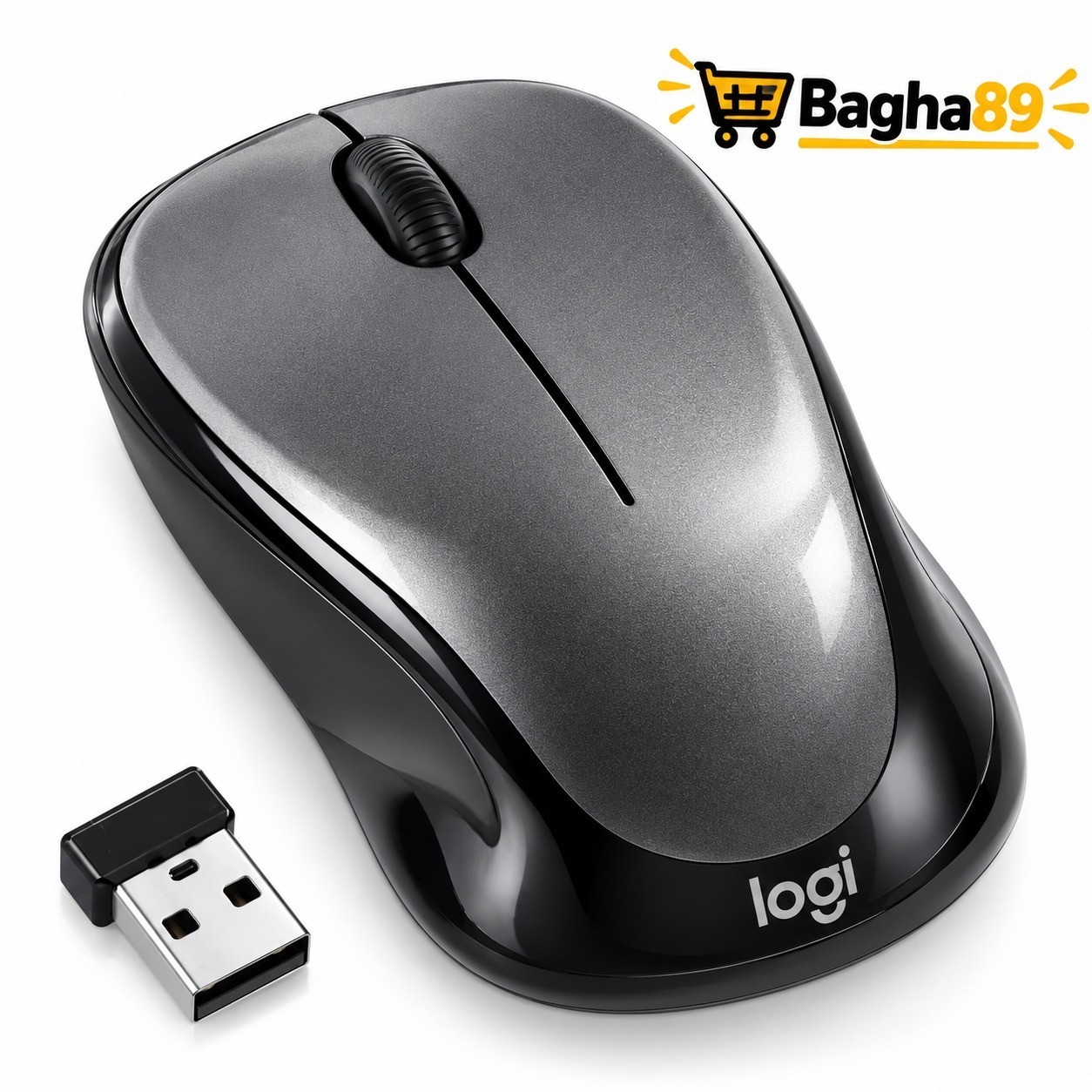 Logitech M235 Wireless Mouse - Black/Gray (910-002692)  Brand New 