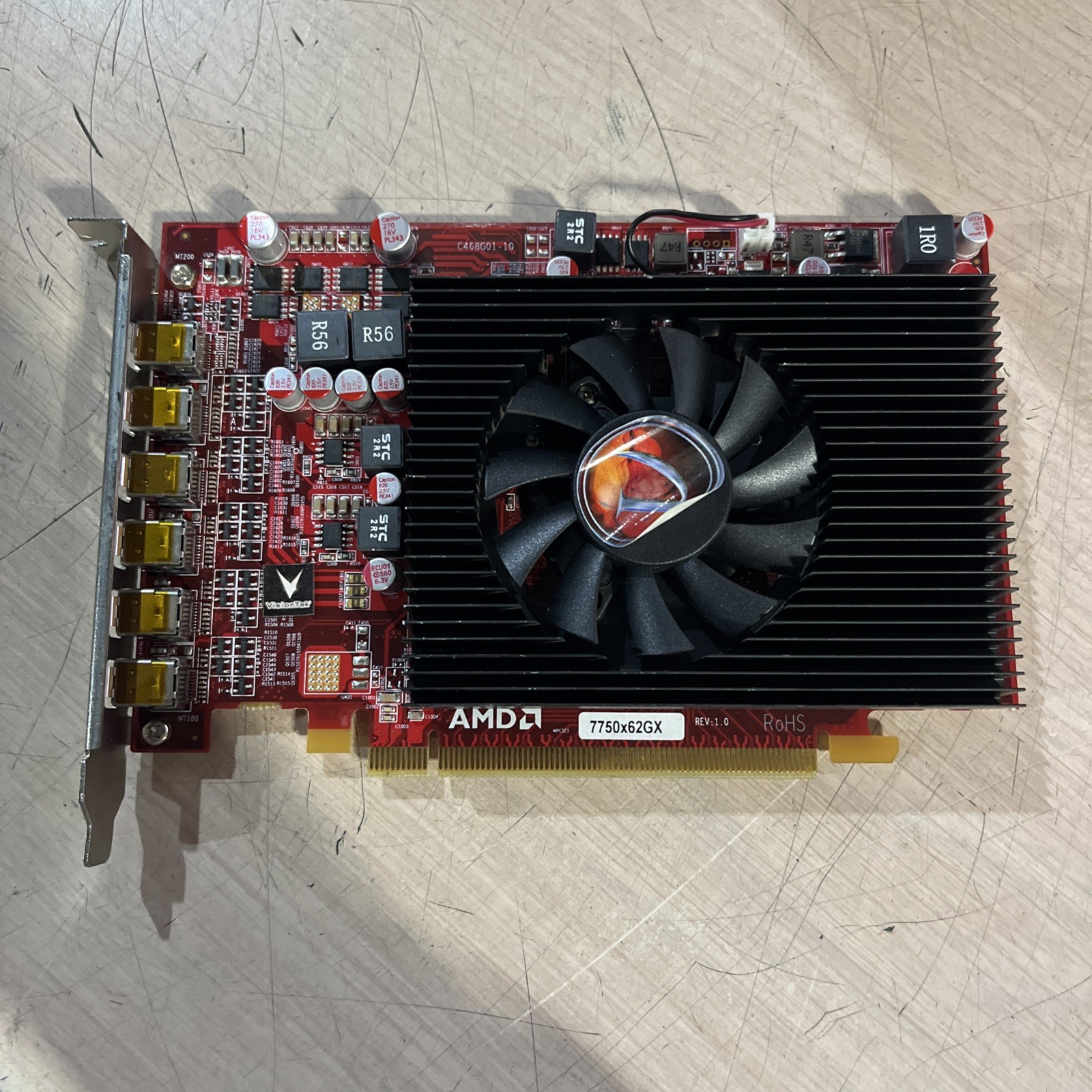VISIONTEK VT 7750x6 2GB GDDR5  GRAPHICS CARD