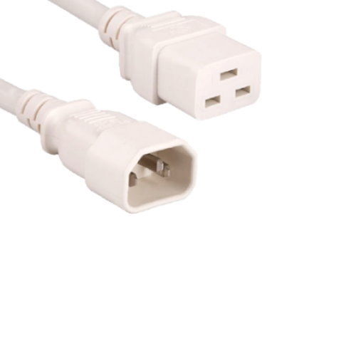 6' WHT Power Cable for HP HPE FlexNetwork HSR6800 PSU JG335A JumperCord PDU UPS