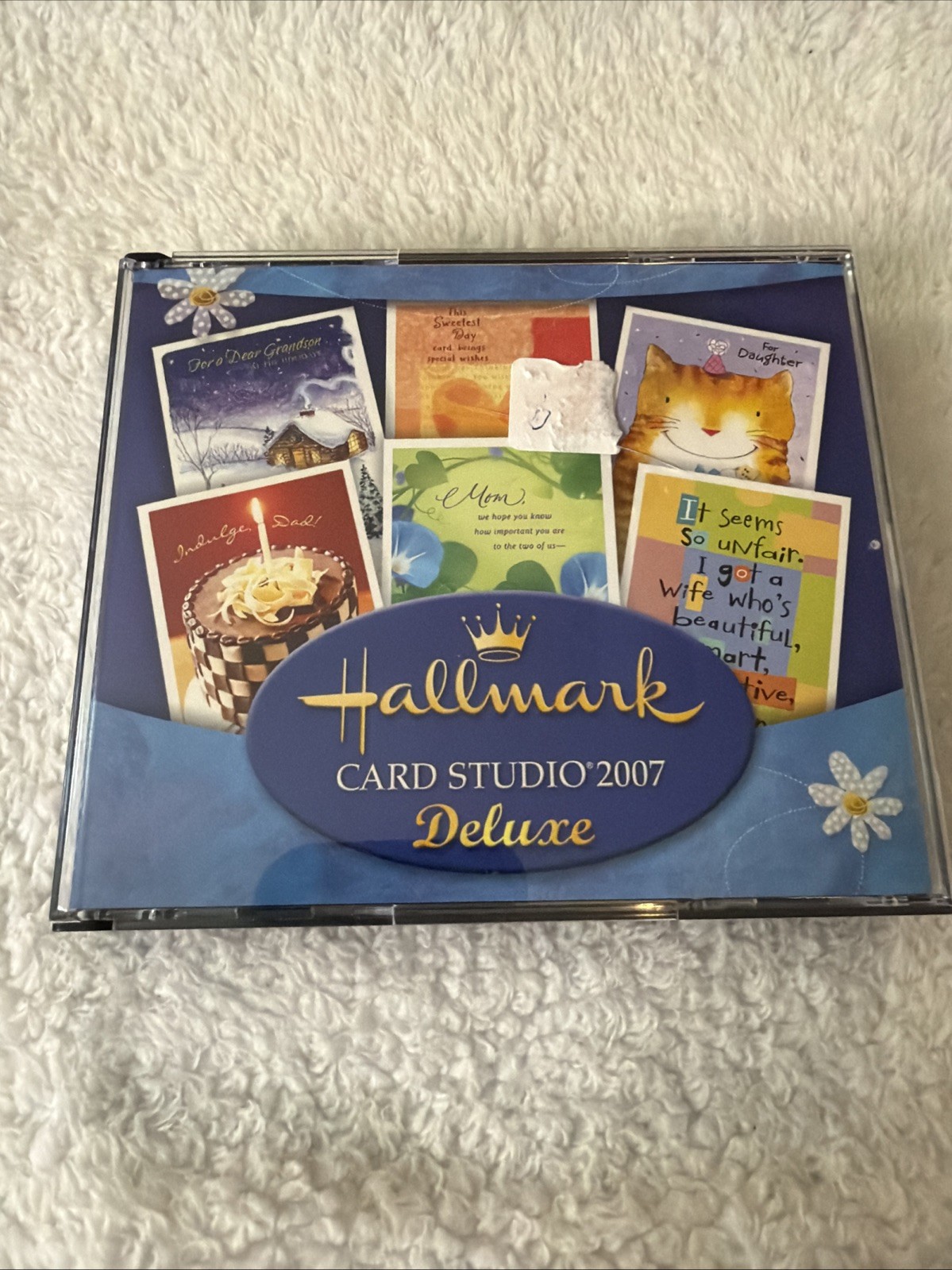 Hallmark Card Studio 2007 Deluxe Greeting Card Software 4 PC CD ROM CIB VTG