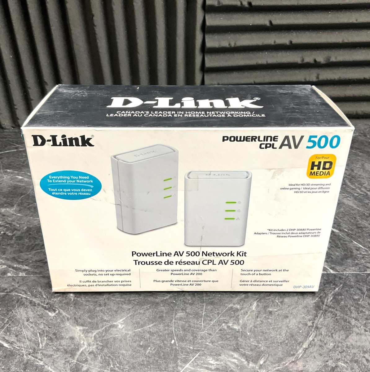 D-Link PowerLine AV 500 Network Kit  DHP-309AV ✨❤️✨✨❤️ NEW