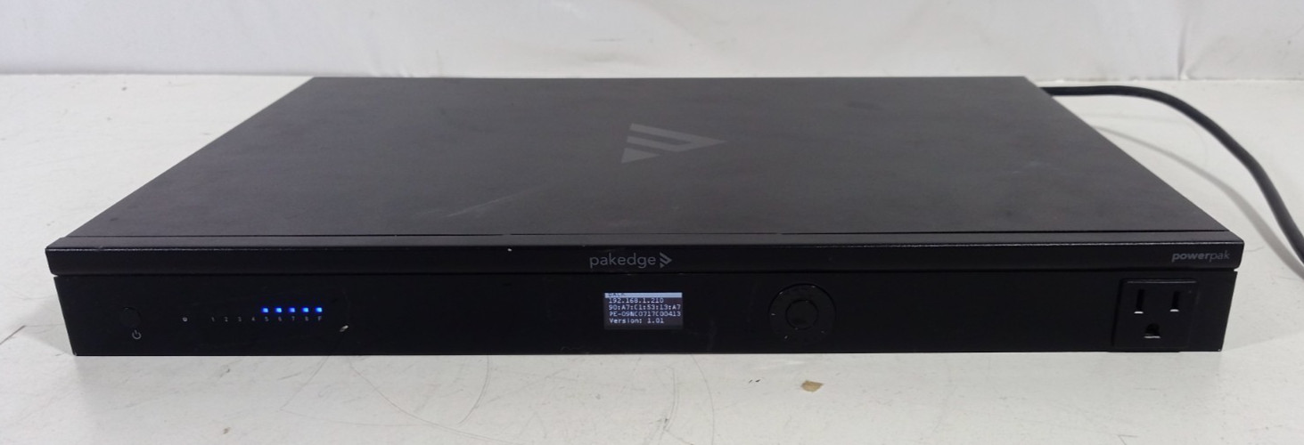 Pakedge PE-09N 9 Port IP Power Distribution Unit PDU - Tested & Working
