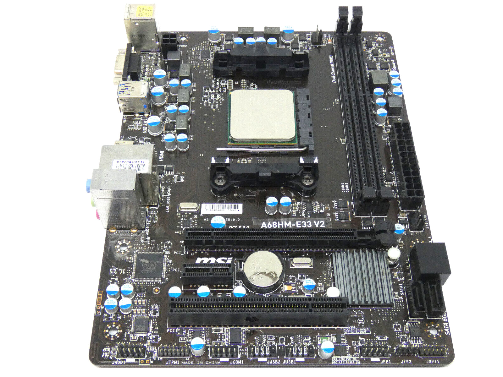 MSI A68HM-E33 V2 Motherboard socket FM2+ with AMD A8-5500B CPU